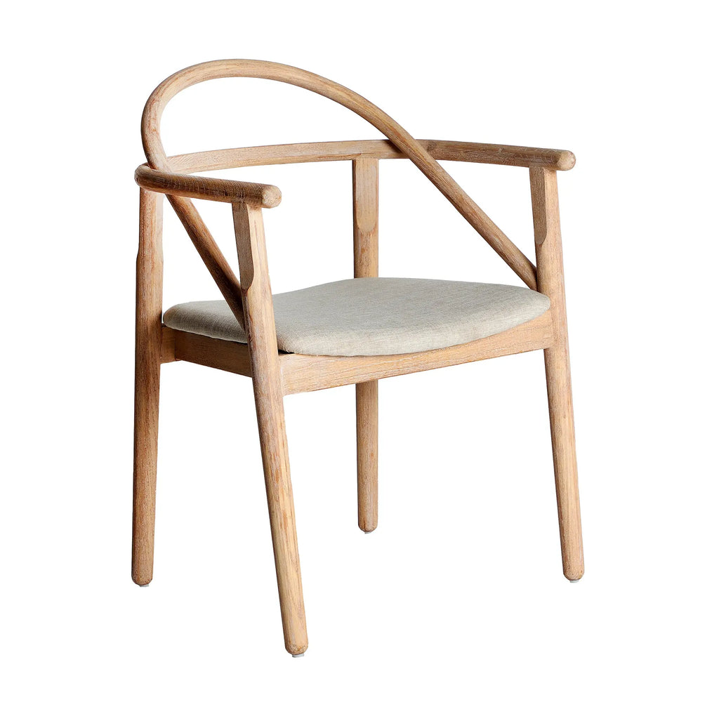 Chaise de Salle à Manger en Bois d'Orme Brun YVIERS - 55 x 61 cm KODU