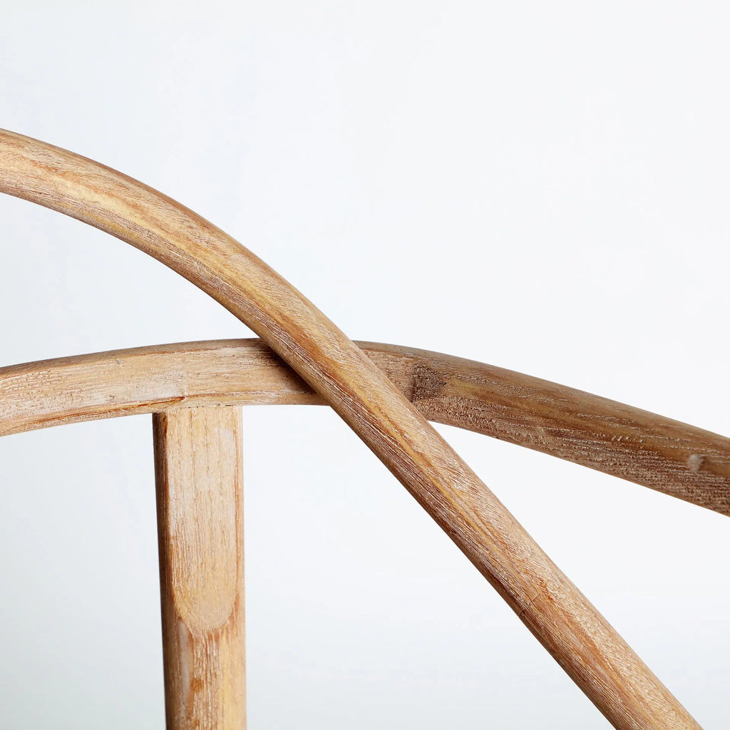 Chaise de Salle à Manger en Bois d'Orme Brun YVIERS - 55 x 61 cm KODU