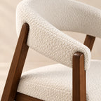 Chaise en Bois CLOUDY - 50 x 46 cm Hawali Home