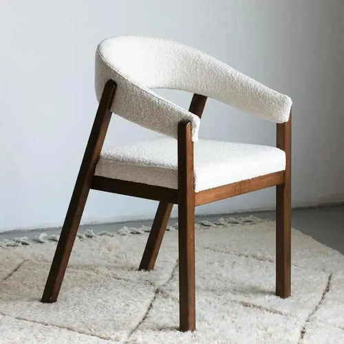 Chaise en Bois CLOUDY - 50 x 46 cm Hawali Home