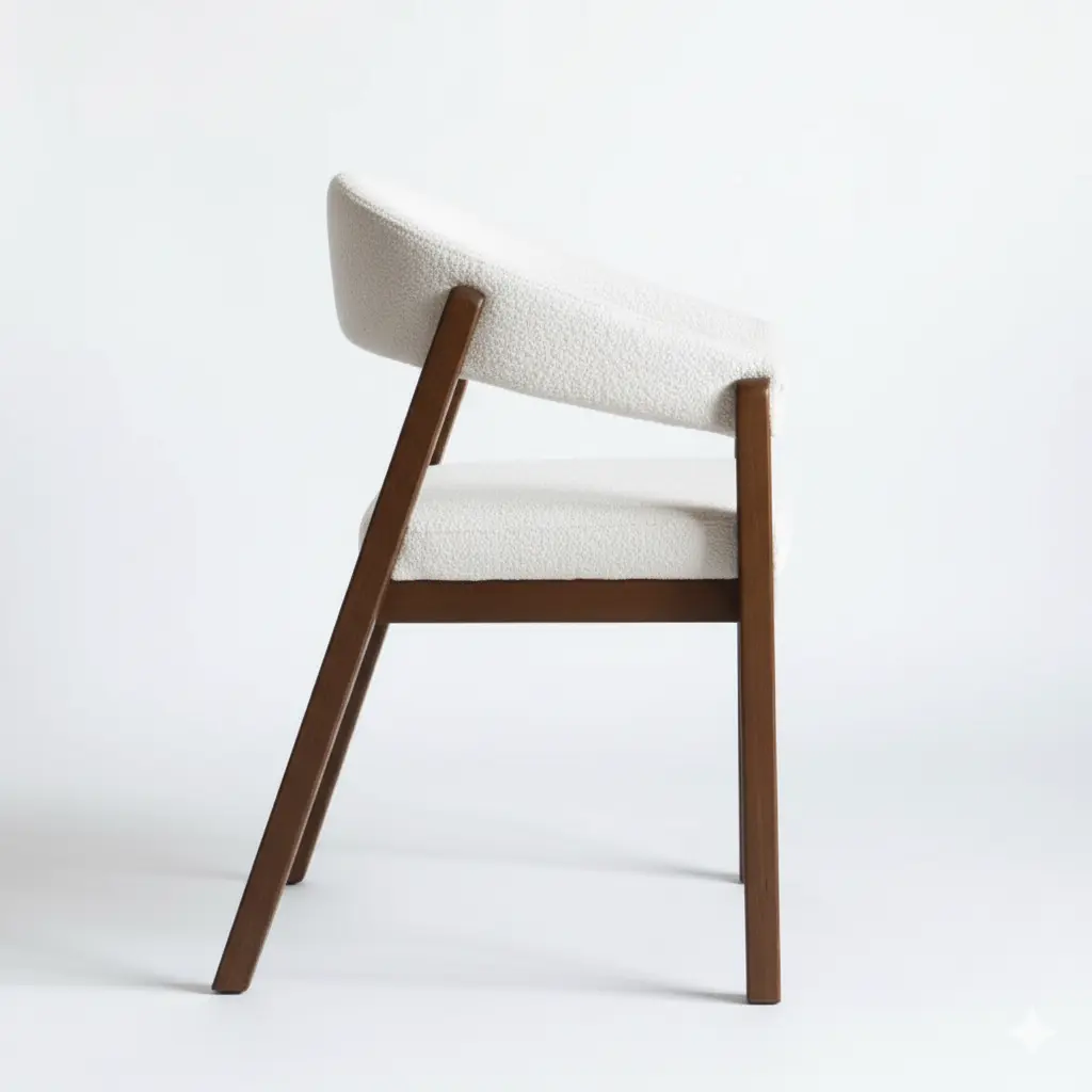 Chaise en Bois CLOUDY - 50 x 46 cm Hawali Home