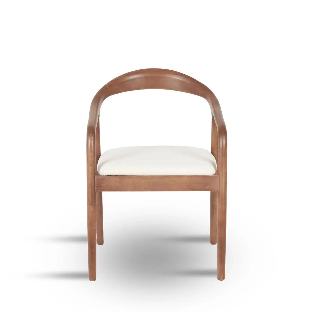 Chaise en Bois LINA - 50.5 x 47.5 cm Hawali Home