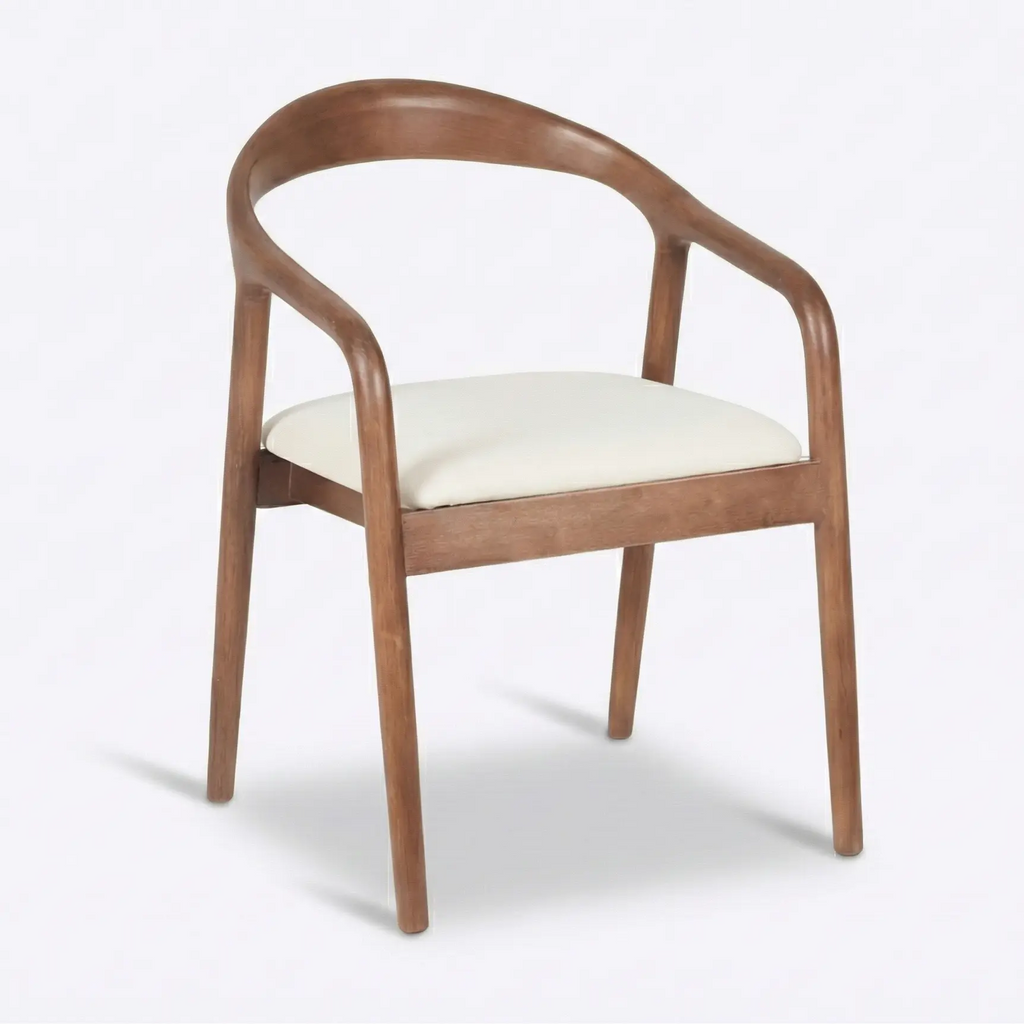 Chaise en Bois LINA - 50.5 x 47.5 cm Hawali Home