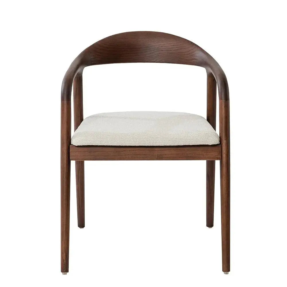 Chaise en Bois d'hévéa LOUISA - 61 x 55 cm Hawali Home