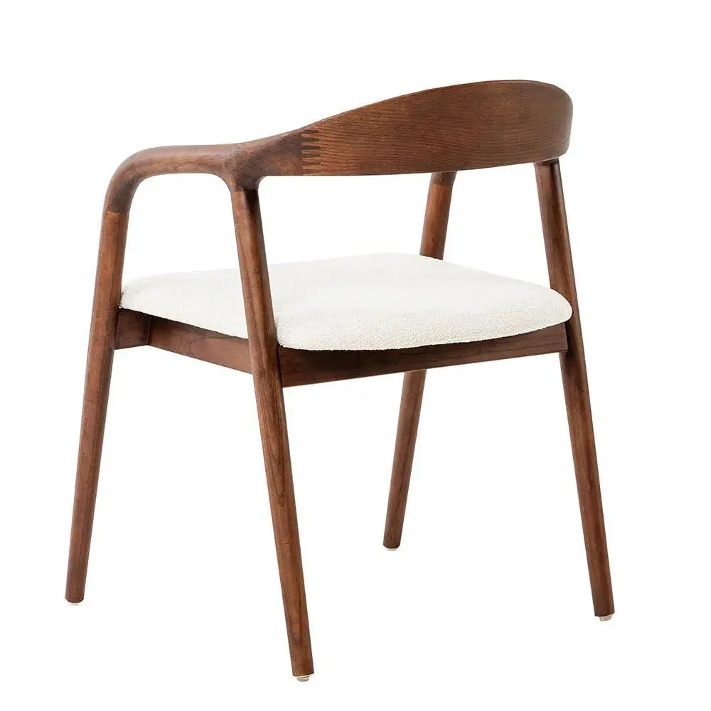 Chaise en Bois d'hévéa LOUISA - 61 x 55 cm Hawali Home