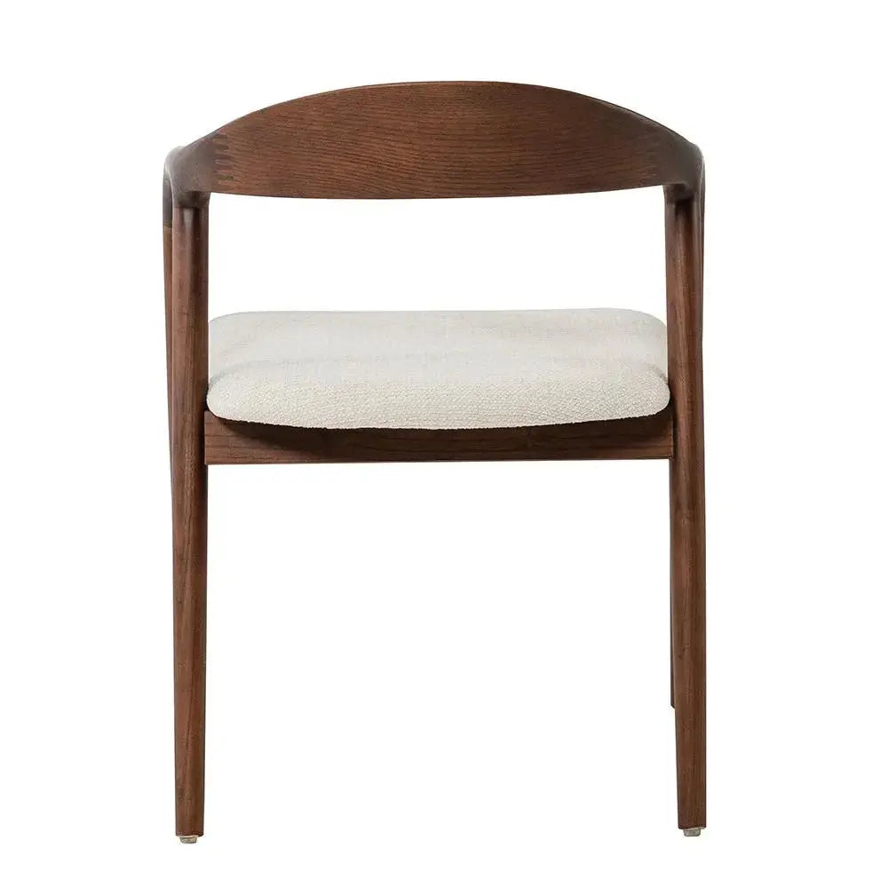 Chaise en Bois d'hévéa LOUISA - 61 x 55 cm Hawali Home