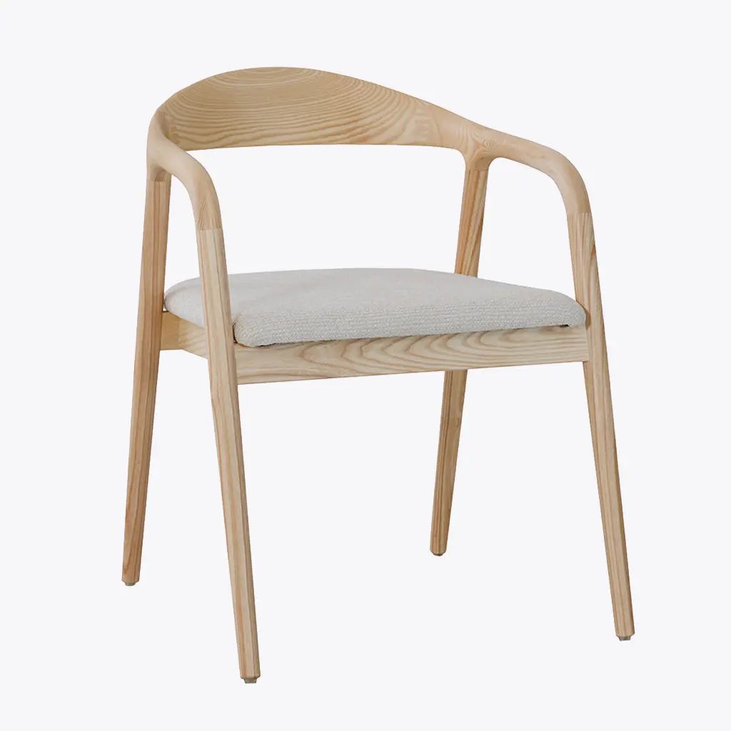 Chaise en Bois LOUISA - 61 x 55 cm Hawali Home