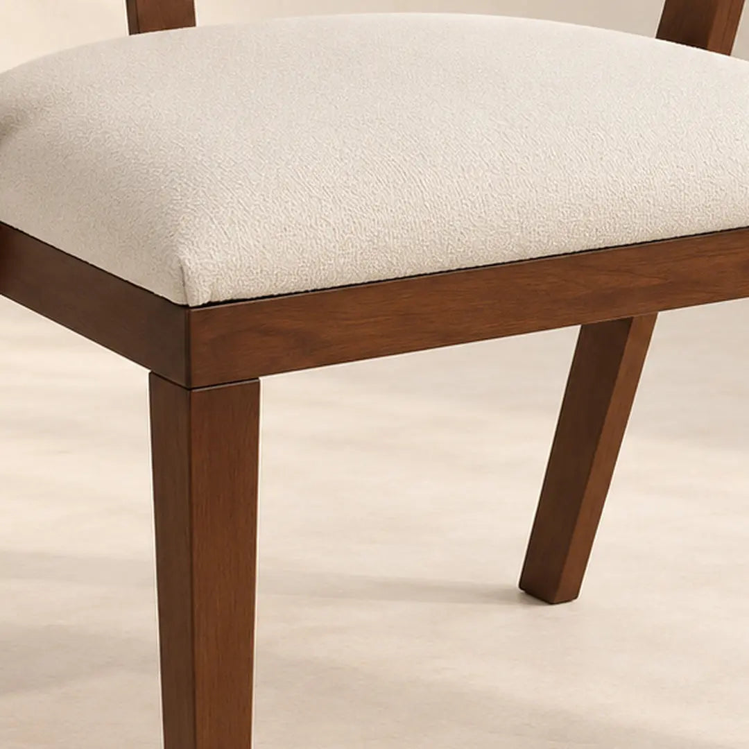 Chaise en Bois STANNY - 50 x 46 cm Hawali Home