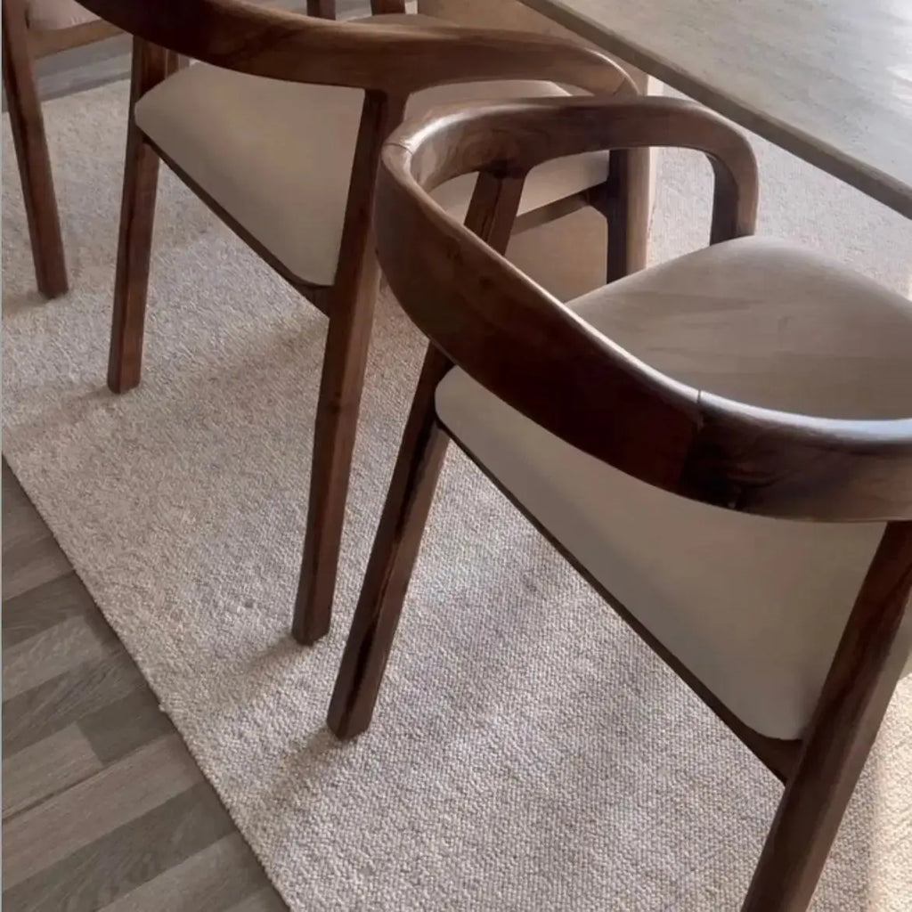 Chaise en Bois STELLA - 54 x 50 cm Hawali Home