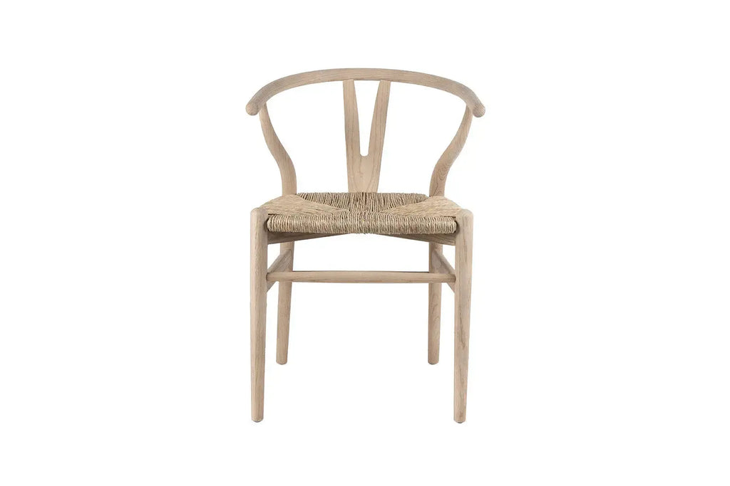 Chaise en Bois avec Assise Tissé ELIA - 55 x 52.5cm Rousseau