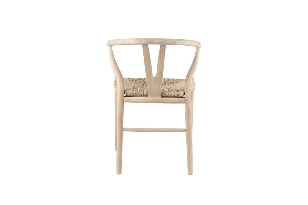 Chaise en Bois avec Assise Tissé ELIA - 55 x 52.5cm Rousseau