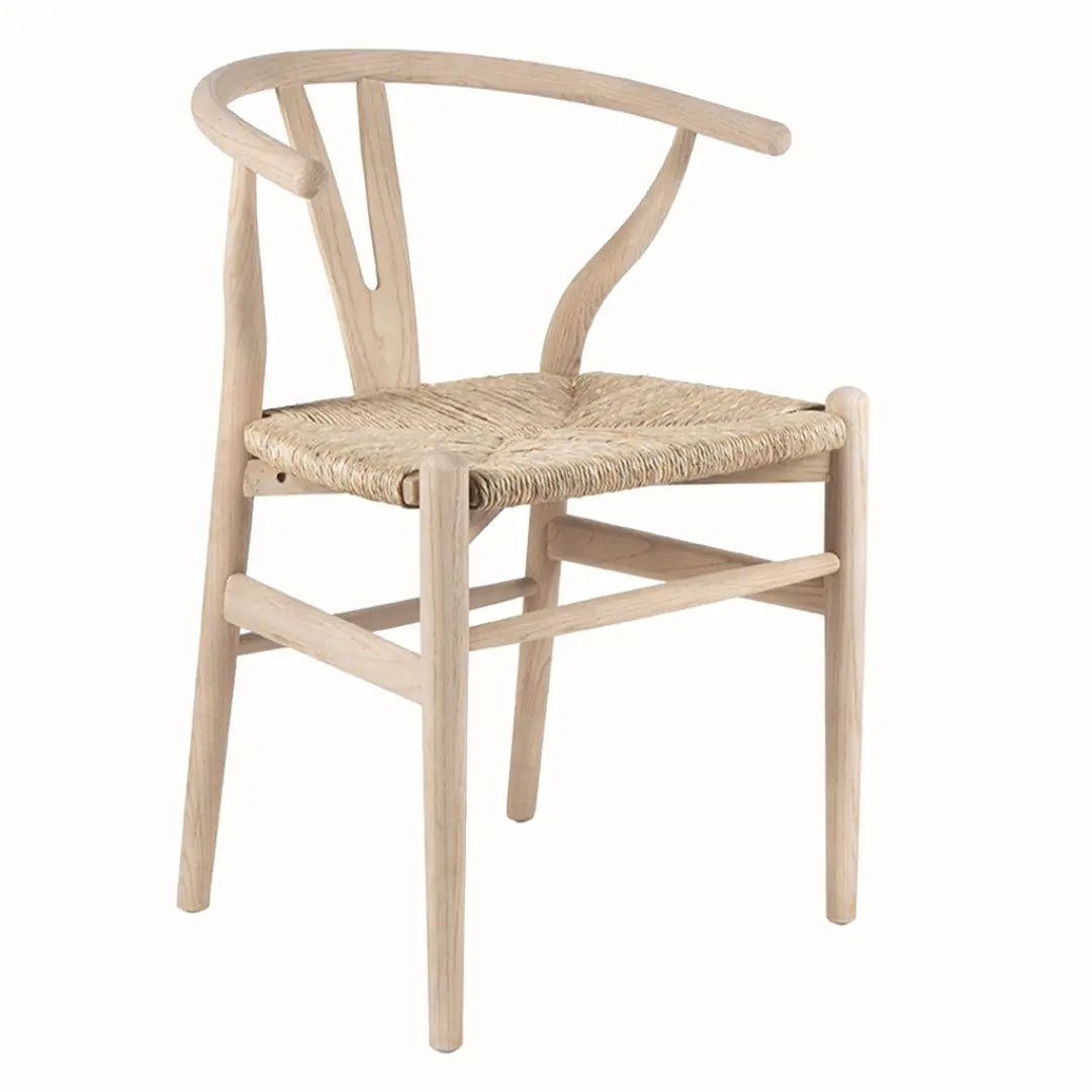 Chaise en Bois avec Assise Tissé ELIA - 55 x 52.5cm Rousseau