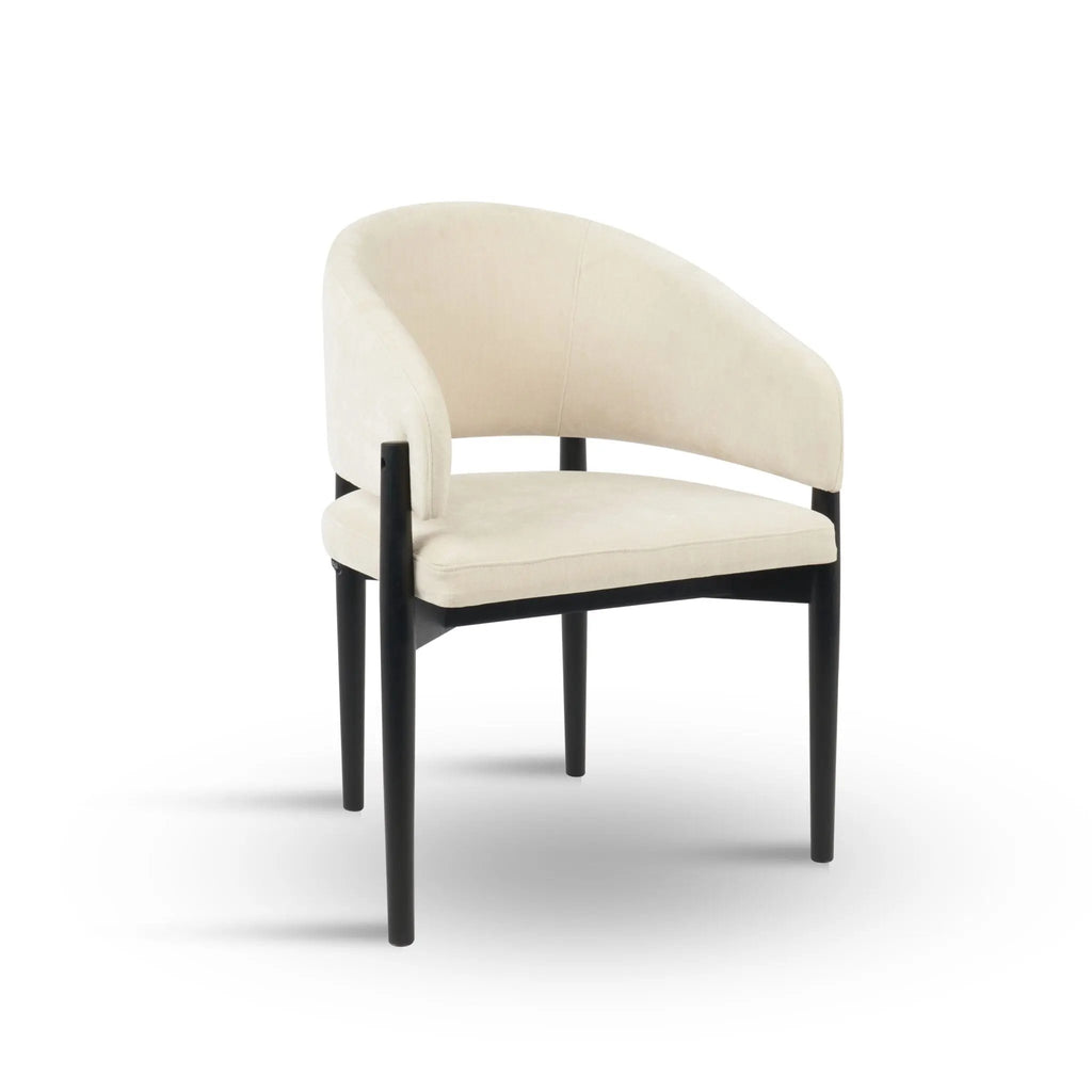 Chaise en bois d’hévéa VANIA - 61 x 55 cm Hawali Home