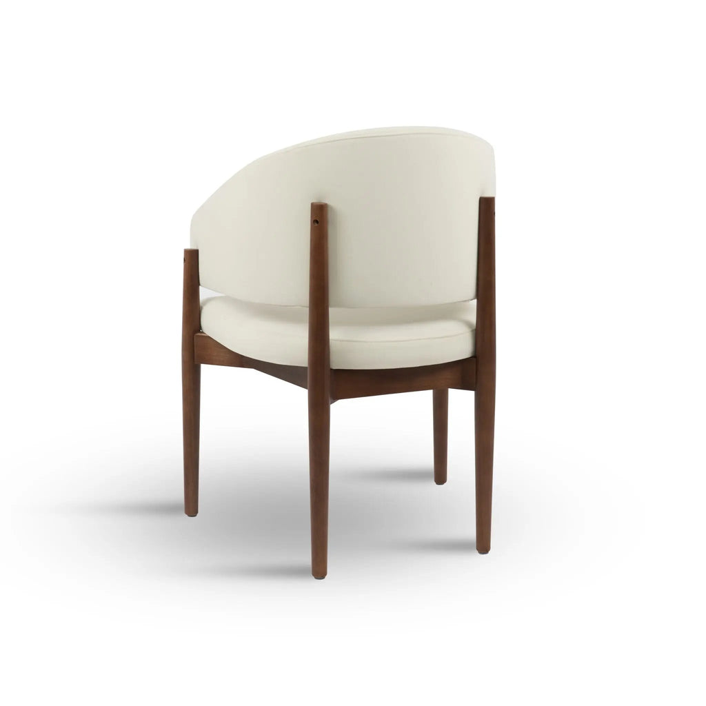 Chaise en bois d’hévéa VANIA - 61 x 55 cm Hawali Home