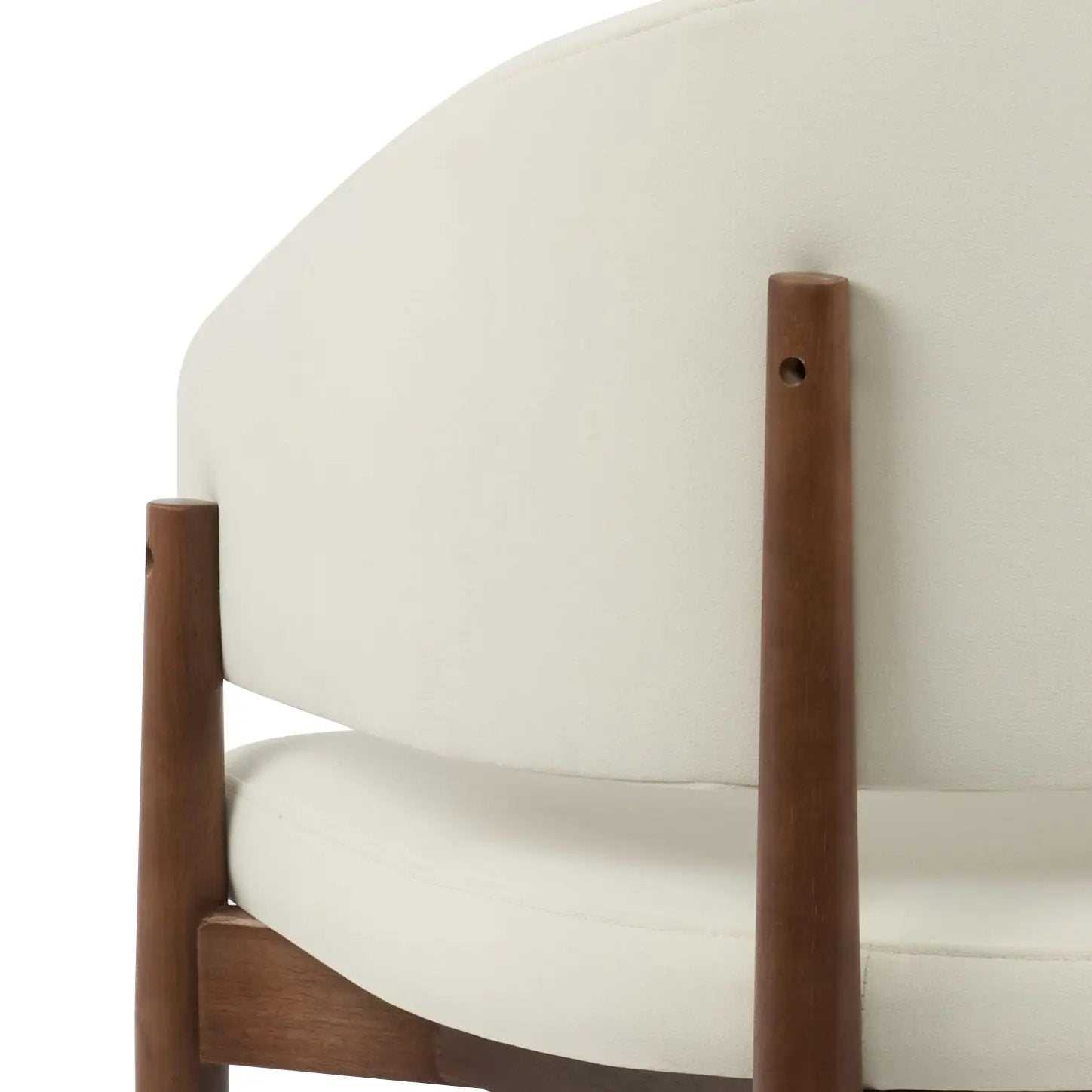 Chaise en bois d’hévéa VANIA - 61 x 55 cm Hawali Home