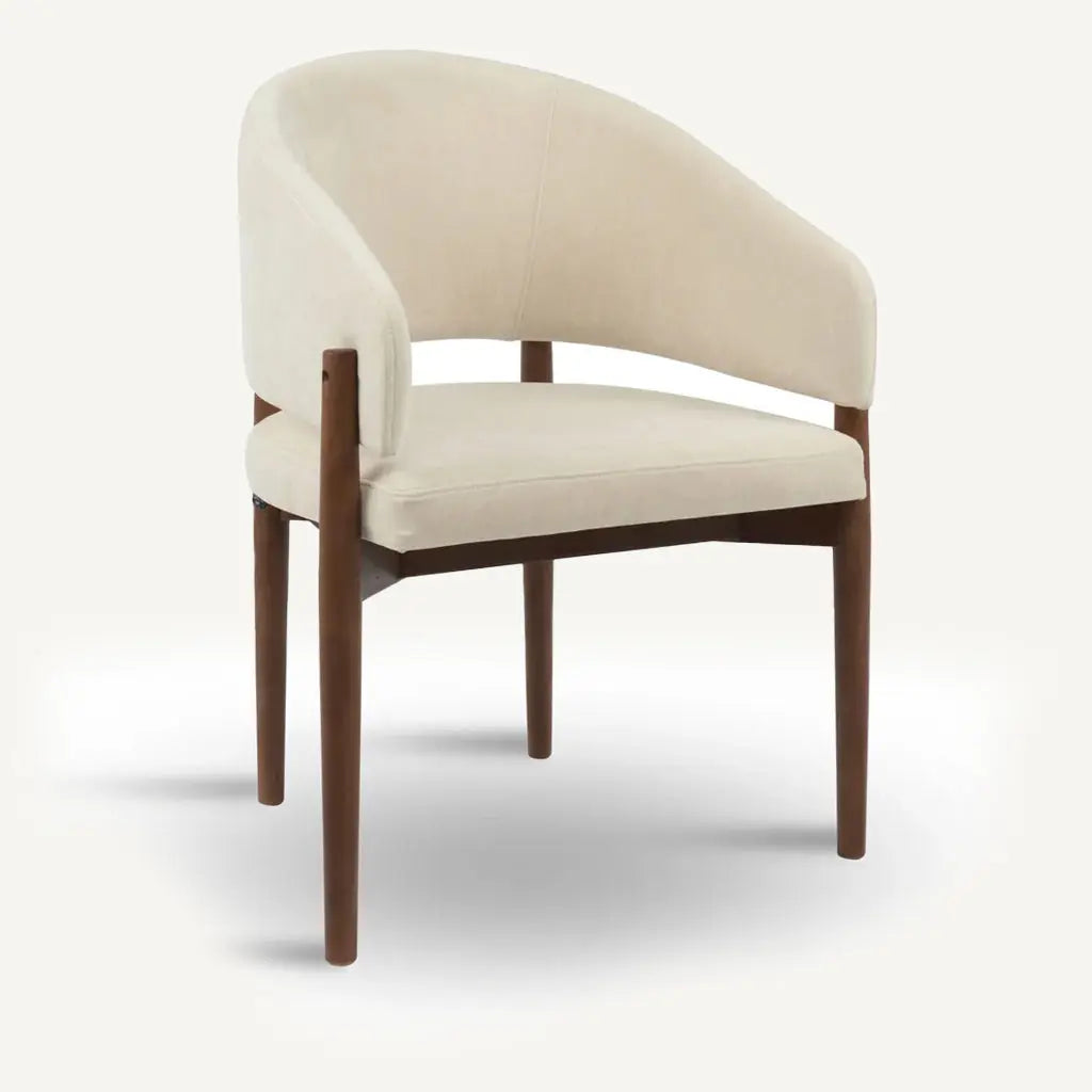 Chaise en bois d’hévéa VANIA - 61 x 55 cm Hawali Home