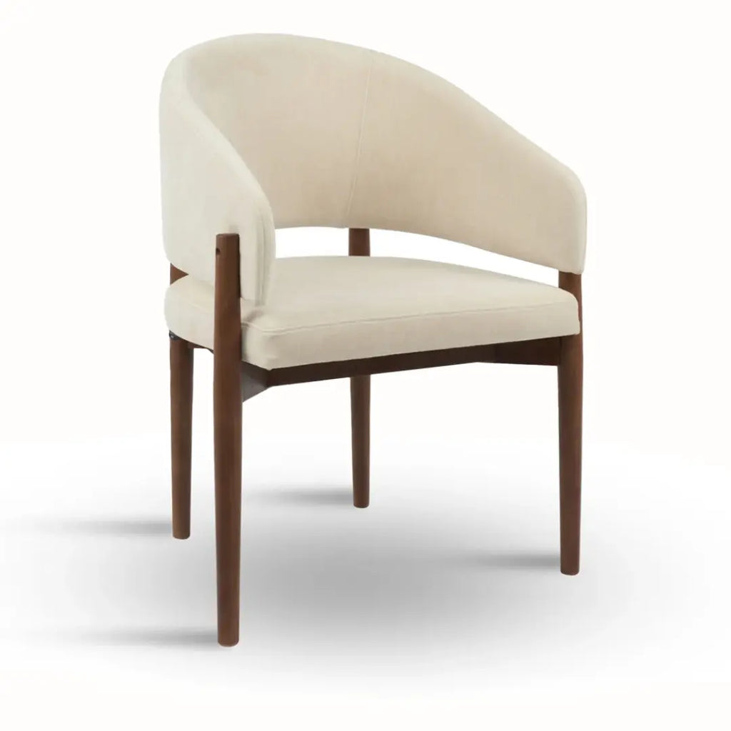 Chaise en bois d’hévéa VANIA - 61 x 55 cm Hawali Home