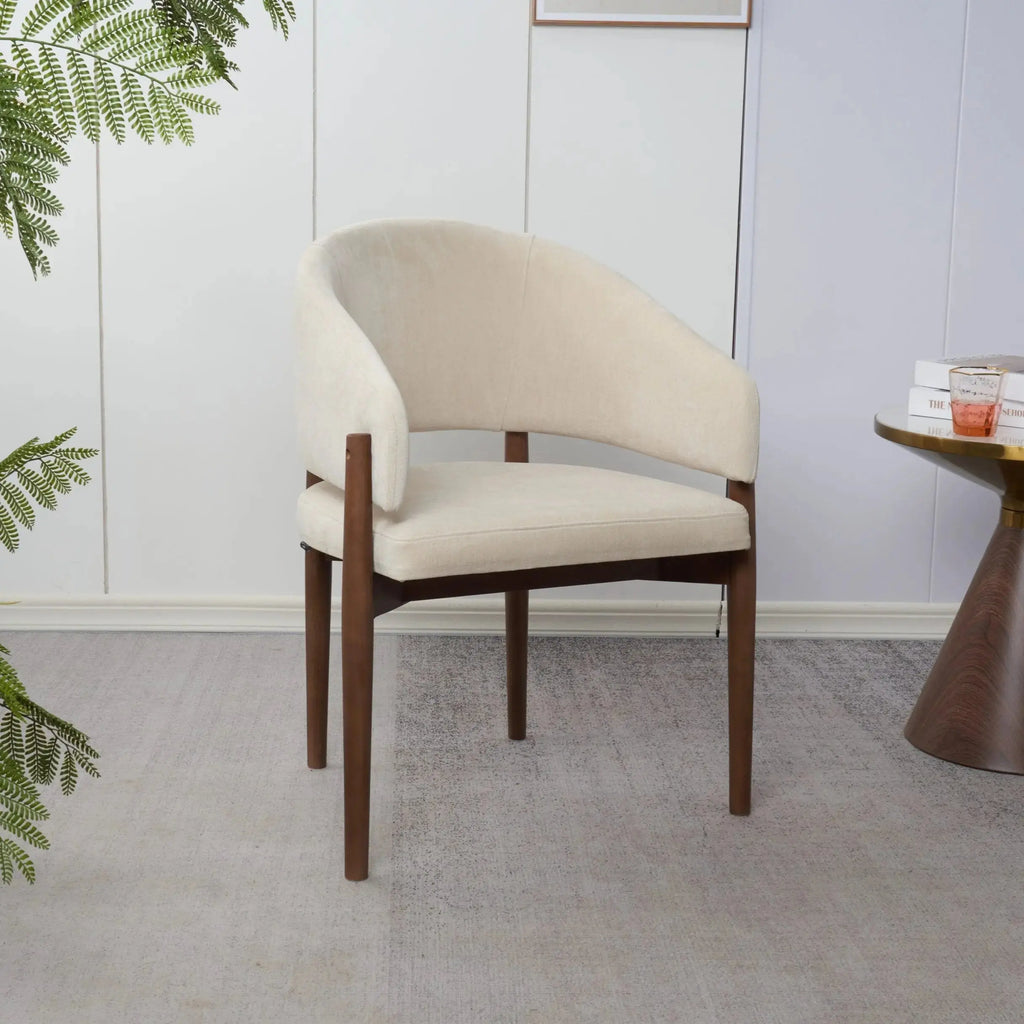 Chaise en bois d’hévéa VANIA - 61 x 55 cm Hawali Home
