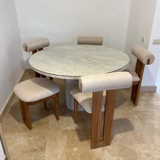 Chaise en Bois BETTY - 50 x 49 cm Hawali Home