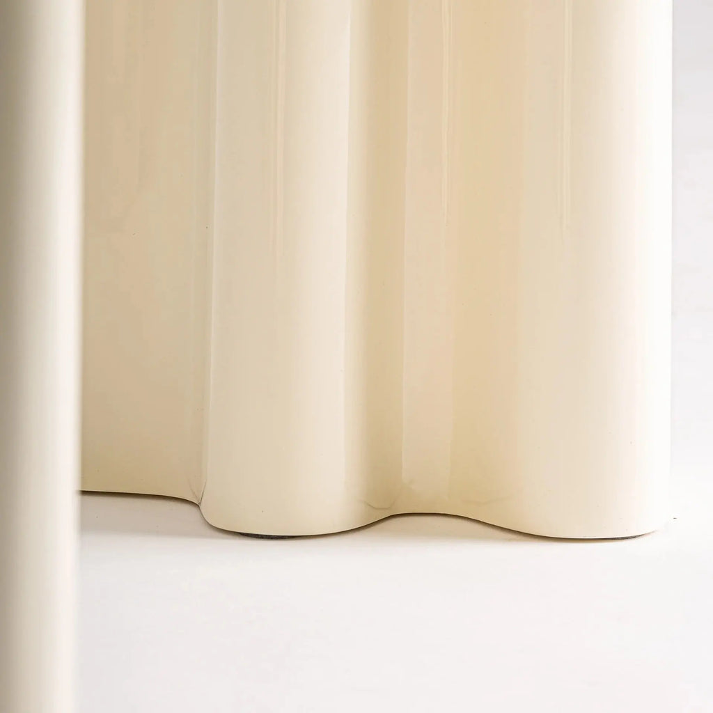 Console de Salon 100% Bois MDF Crème ALBA - 150 x 40 cm KODU