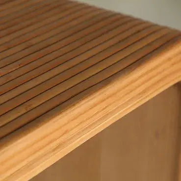 Console en Bois de Paulownia Brun Clair SKAGEN - 120 x 40 cm KODU