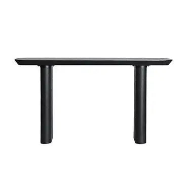 Console en Bois de Sapin Noir Mat ROGNES - 150 x 38 cm KODU