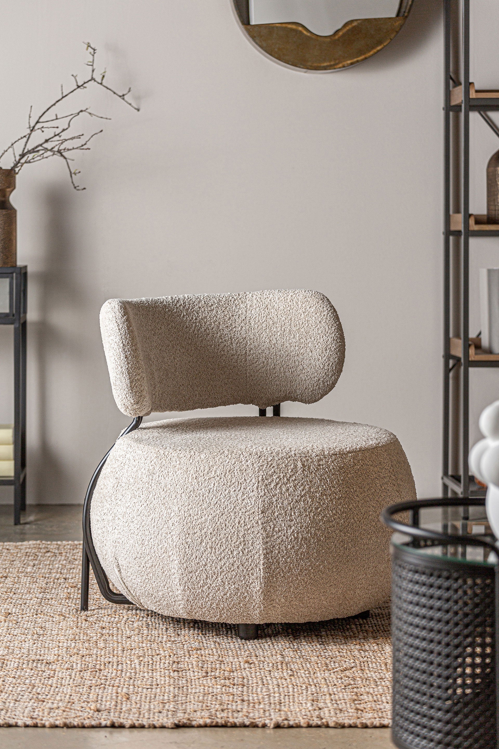 Fauteuil Bouclé Valence KODU