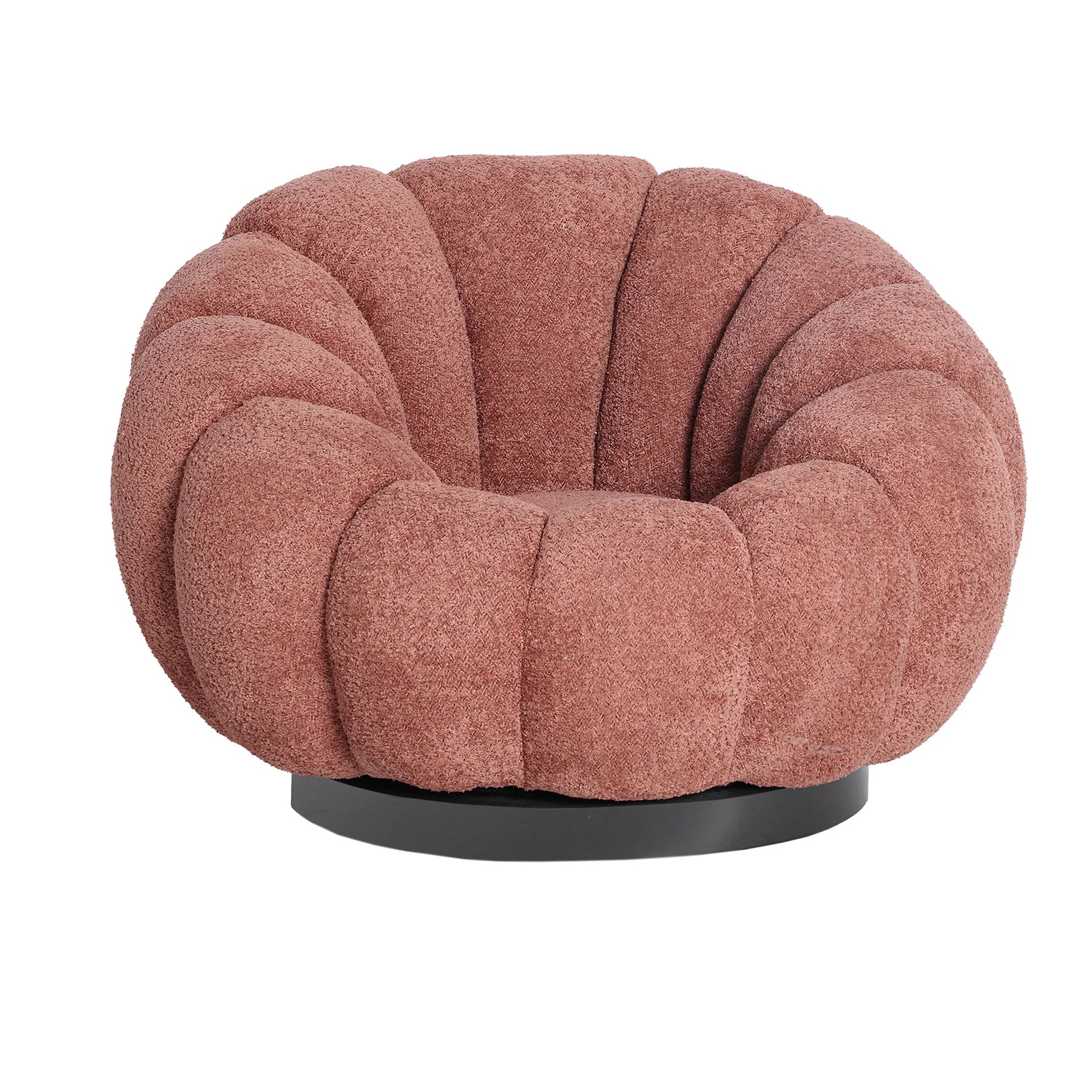 Fauteuil Pivotant Bouclé Ayent KODU