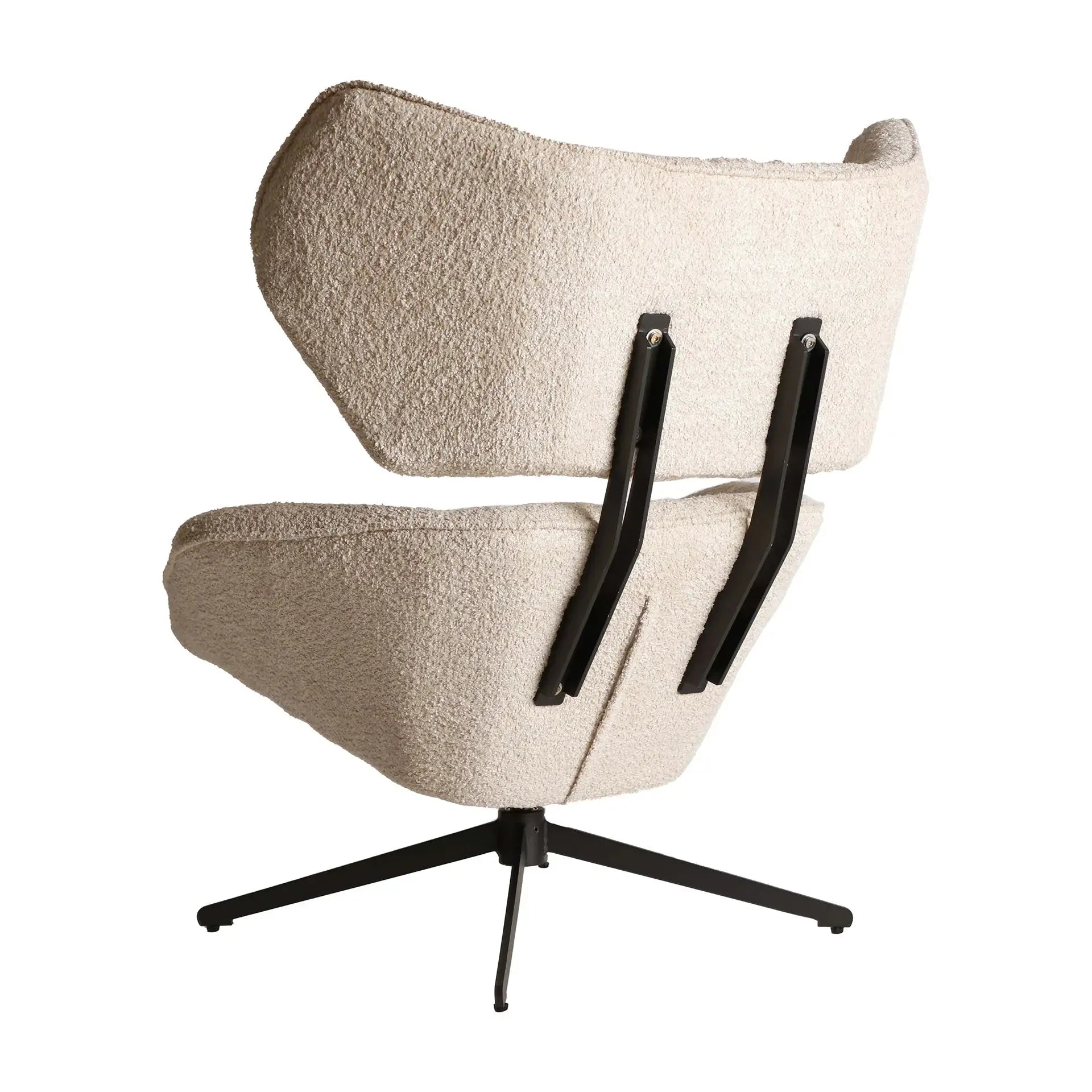 Fauteuil Pivotant Bouclé Privas KODU