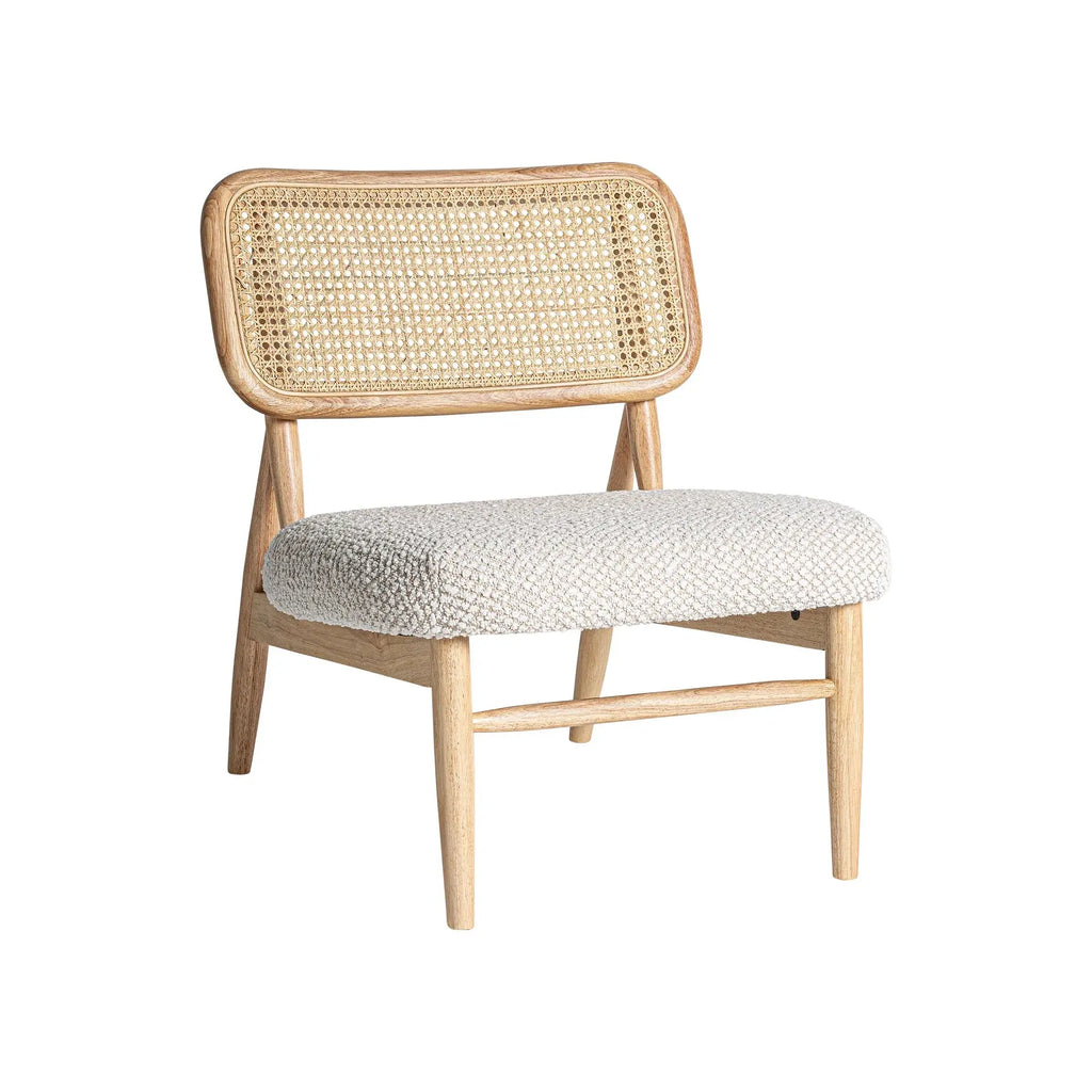 Fauteuil en Rotin Brun GLASSUE - 62 x 70 cm KODU