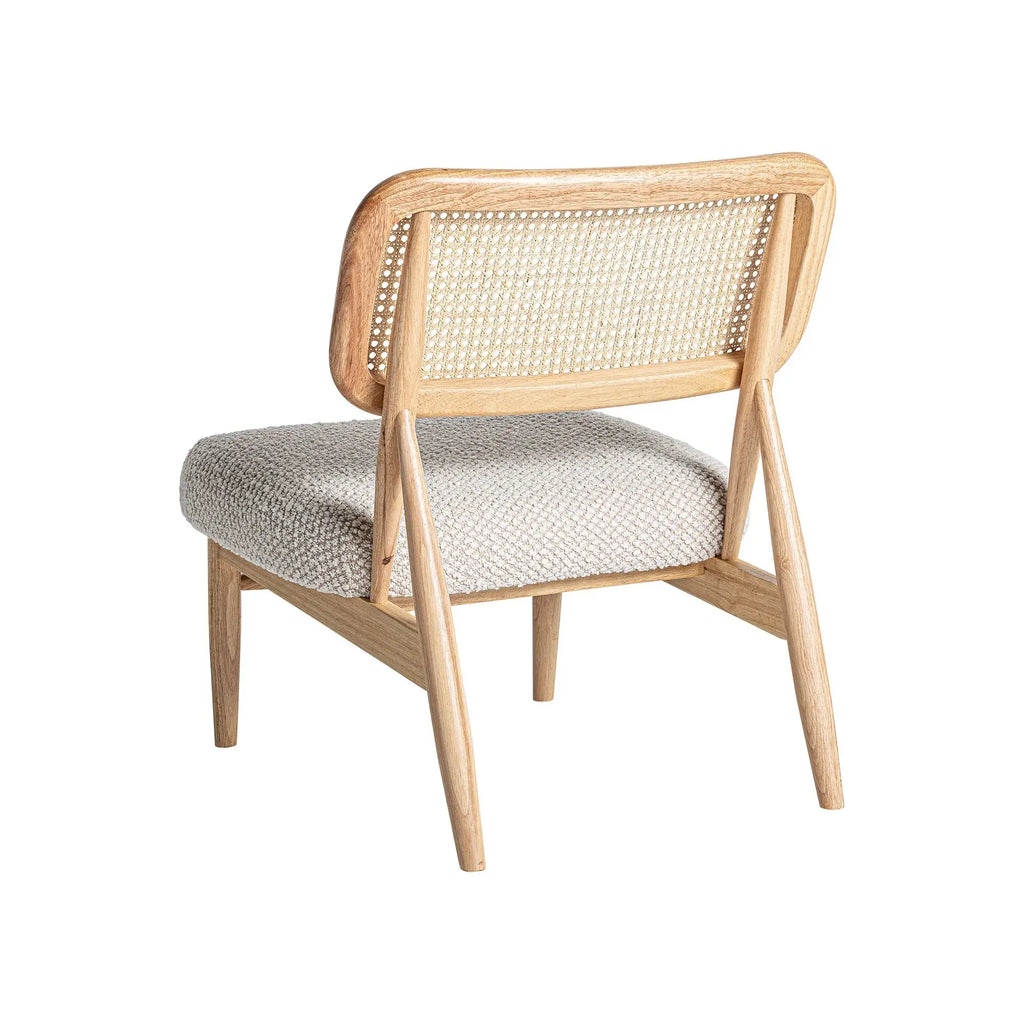 Fauteuil en Rotin Brun GLASSUE - 62 x 70 cm KODU