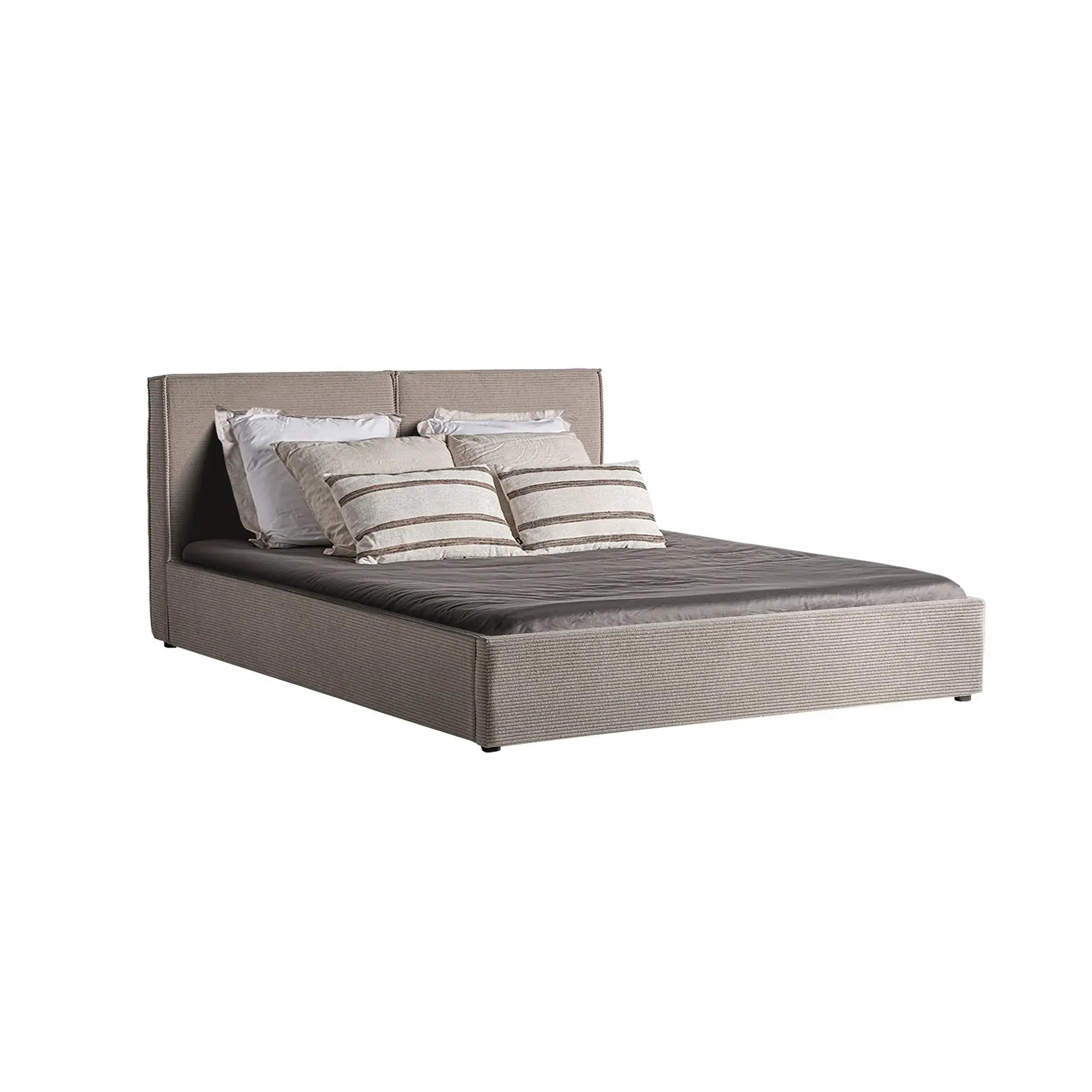 Lit 2 Places Beige NATASHA - 160 x 200 cm KODU