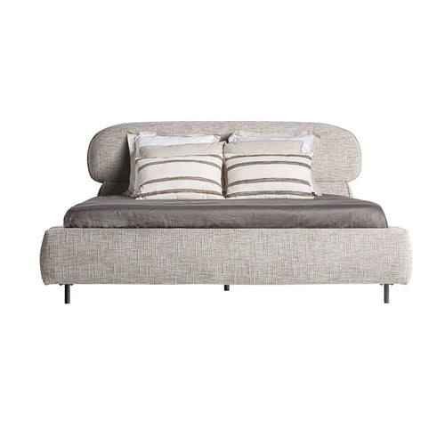 Lit 2 Places Beige SANNES - 180 x 200 cm KODU