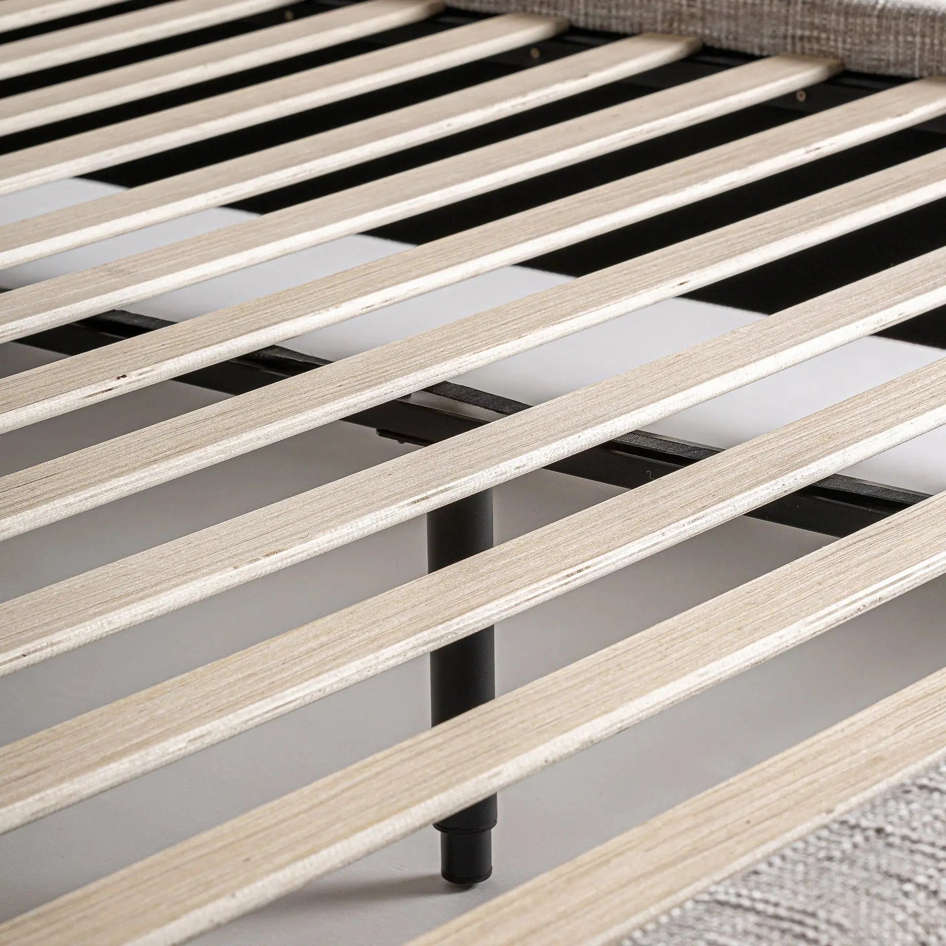 Lit 2 Places Beige SANNES - 180 x 200 cm KODU