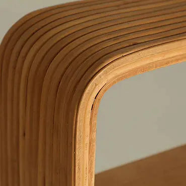 Petite Bibliothèque Murale en Bois de Paulownia SKAGEN - 49 cm KODU
