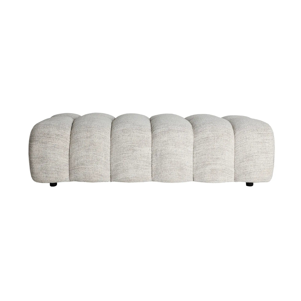 Pied de Lit Beige SEDRUN - 159 x 67 cm KODU