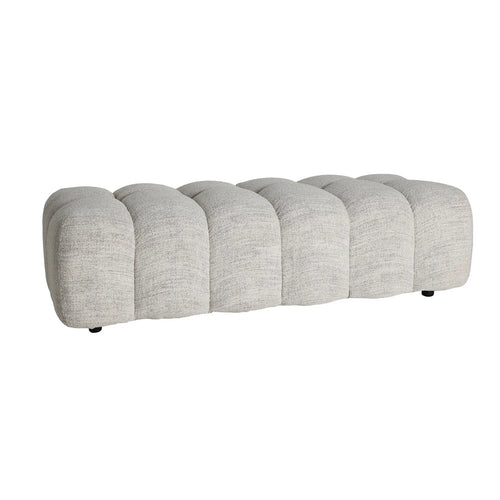 Pied de Lit Beige SEDRUN - 159 x 67 cm KODU