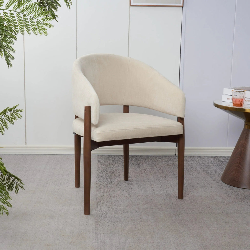 Chaise en bois d’hévéa VANIA - 61 x 55 cm Hawali Home