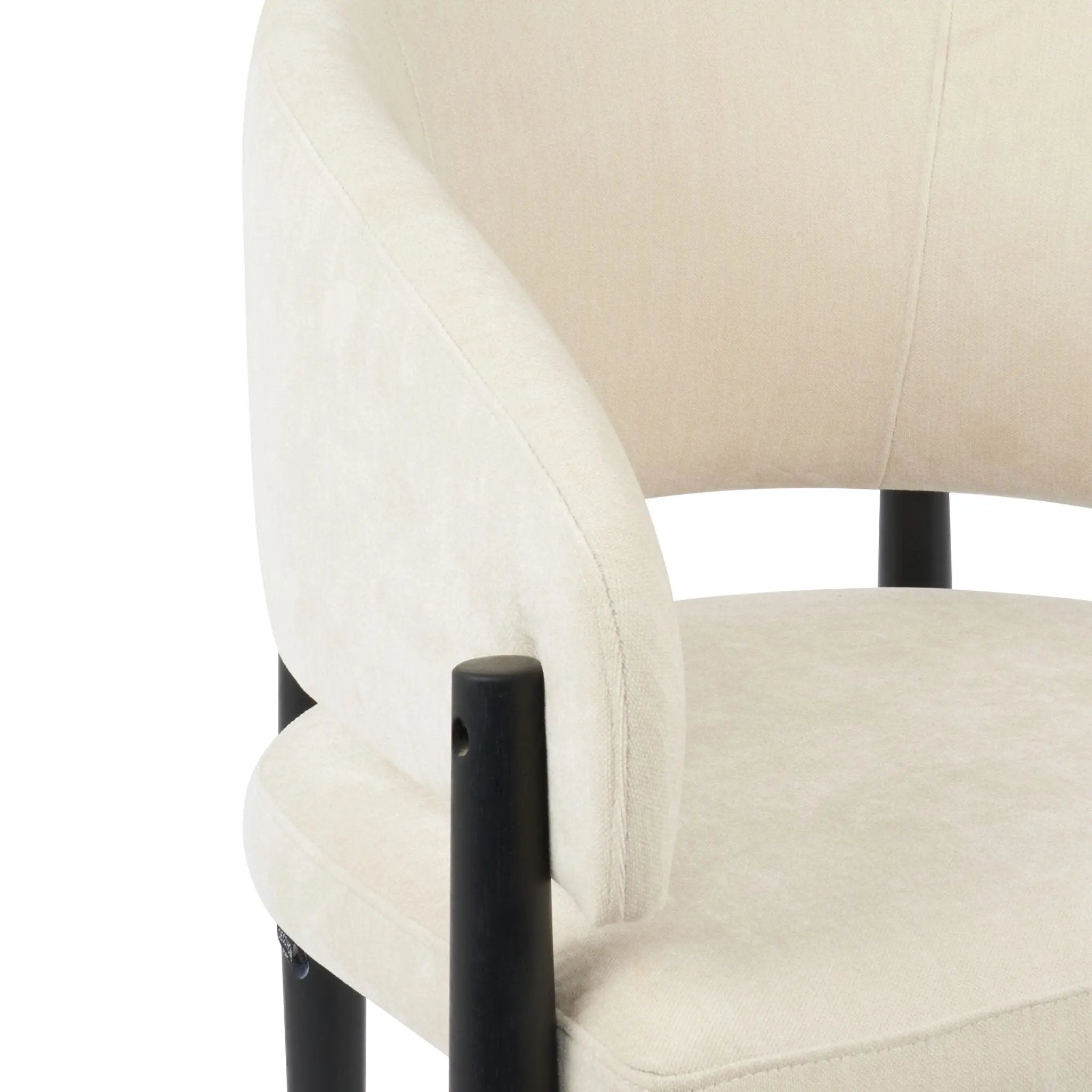 Chaise en bois d’hévéa VANIA - 61 x 55 cm Hawali Home