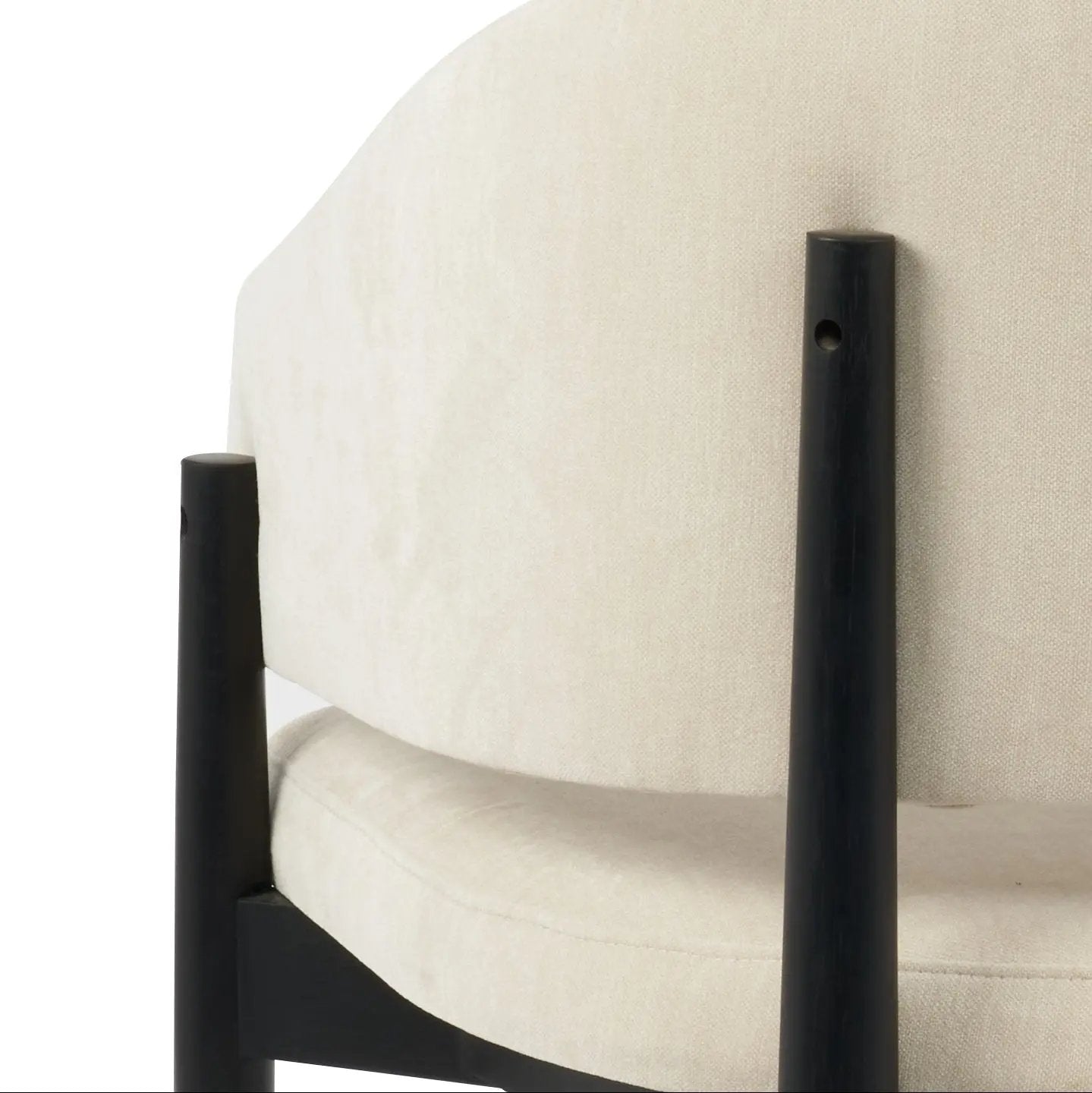 Chaise en bois d’hévéa VANIA - 61 x 55 cm Hawali Home