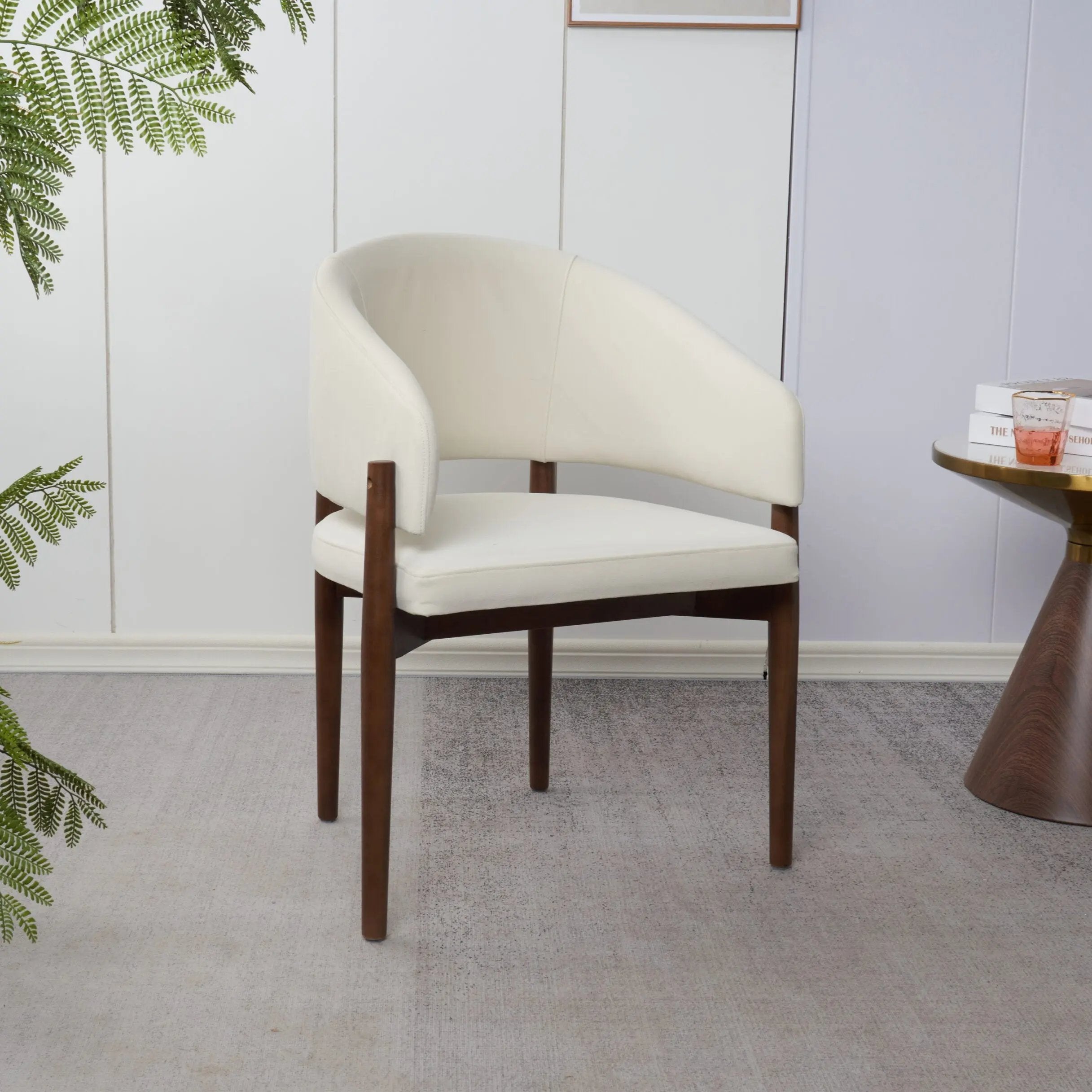 Chaise en bois d’hévéa VANIA - 61 x 55 cm Hawali Home