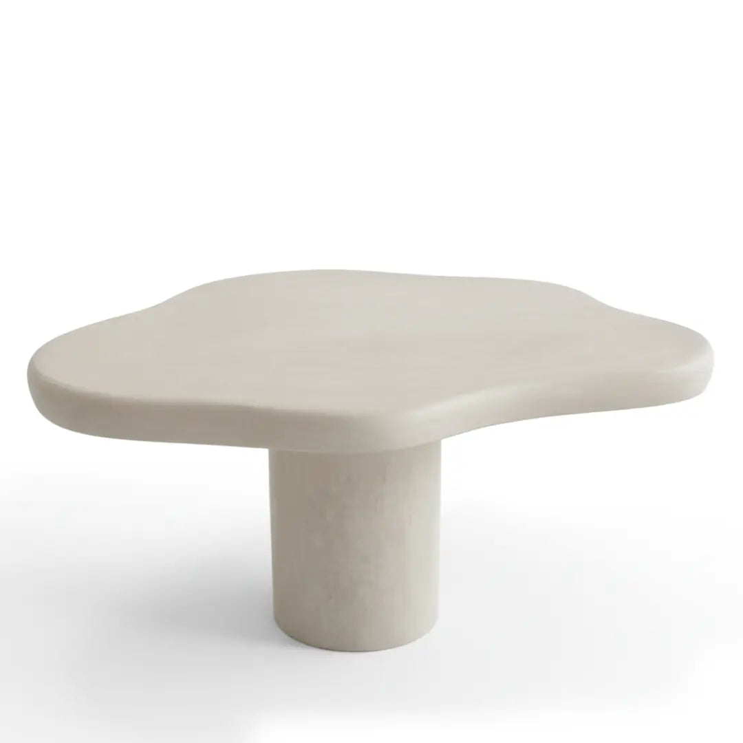 Table Basse Asymétrique en Béton Ciré PURE - De 70 à 100 cm Hawali Home