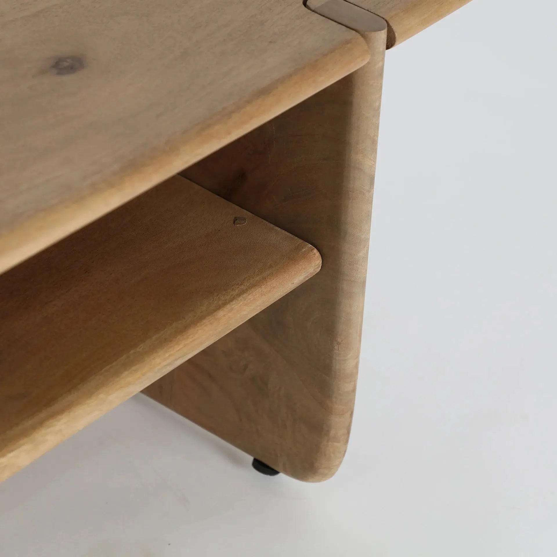 Table Basse Rectangulaire en Bois de Manguier Brun Clair GAILLAC - 120 x 60 cm KODU