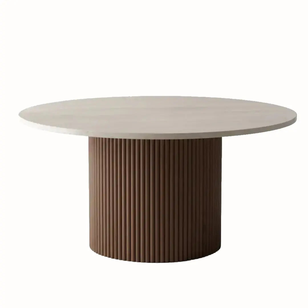 Table Basse Ronde ELENA - 80 x 40 cm Hawali Home