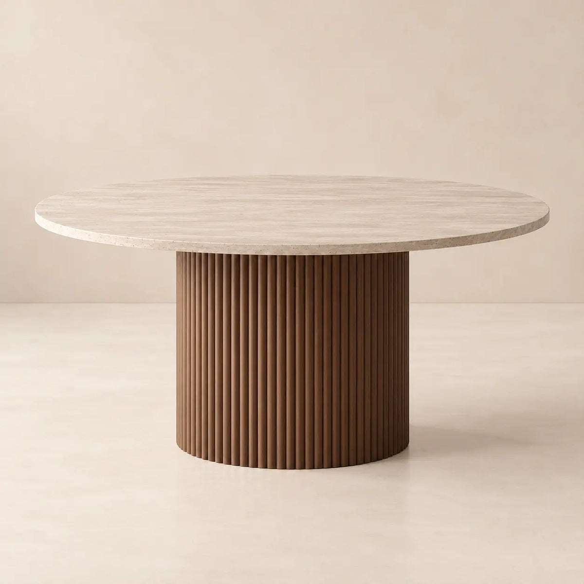 Table Basse Ronde ELENA - 80 x 40 cm Hawali Home