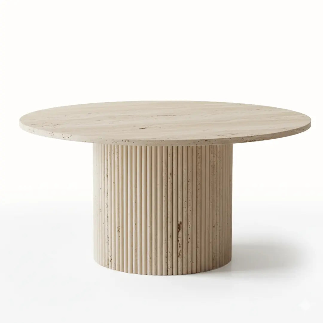 Table Basse Ronde MARY - 80 x 40 cm Hawali Home