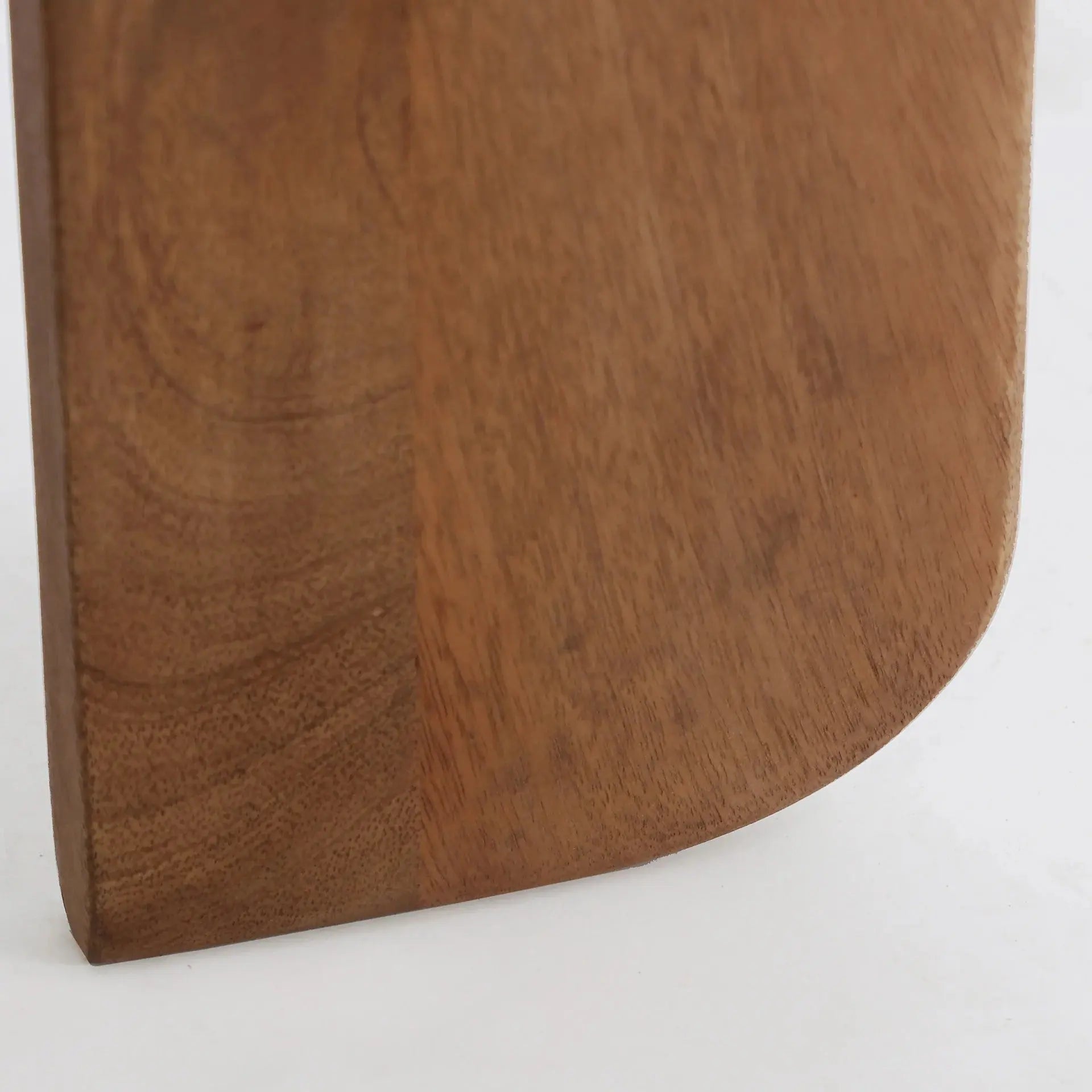 Table Basse de Salon avec Plateau en Marbre Noir et Pieds en Bois de Manguier Brun VALIGNY - 82 cm KODU