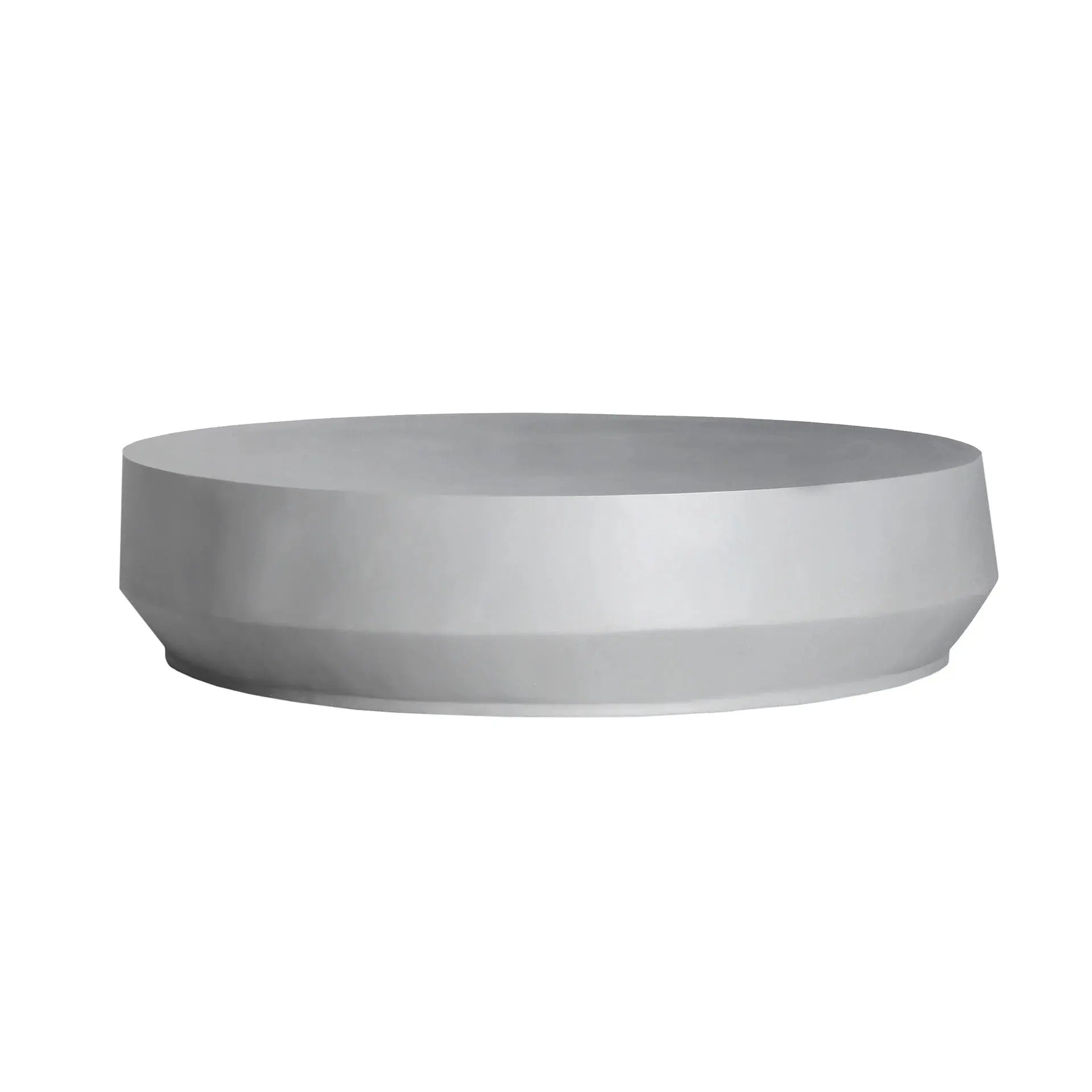 Table Basse de Salon en Béton Armé Gris LOCHES - 88 cm KODU
