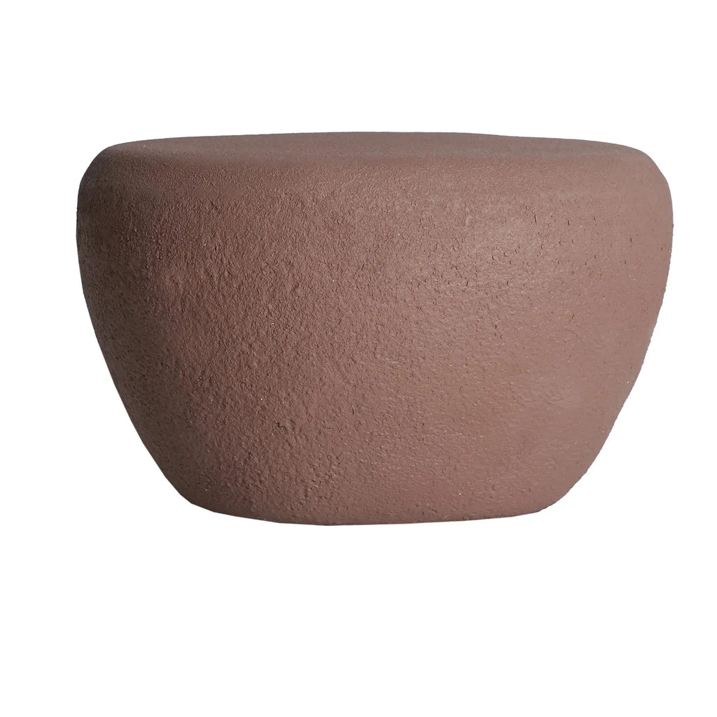 Table Basse de Salon en Béton Armé Marron THOUARS - 67,5 x 60 cm KODU