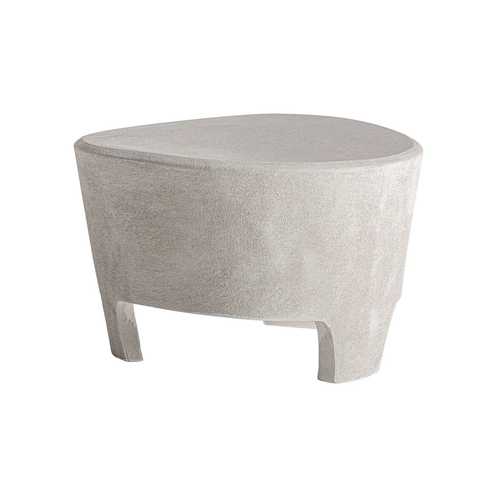 Table Basse de Salon en Bois MDF Blanc Cassé ARNSBERG - 60 cm KODU